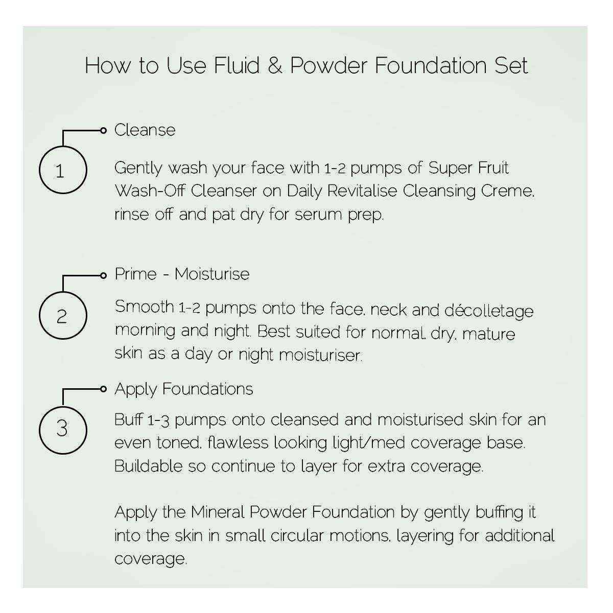 Fluid & Powder Foundation Set for All Skin Types